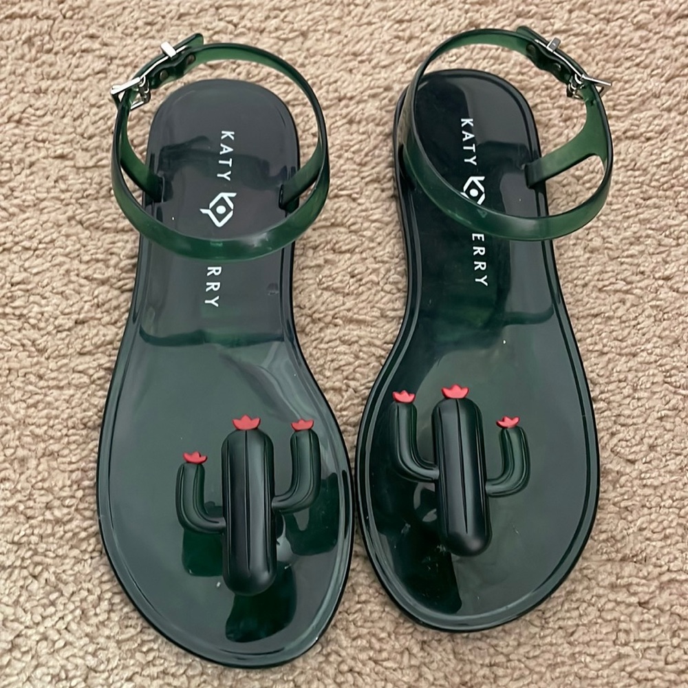 Katy Perry Collections Green Cactus Sandals